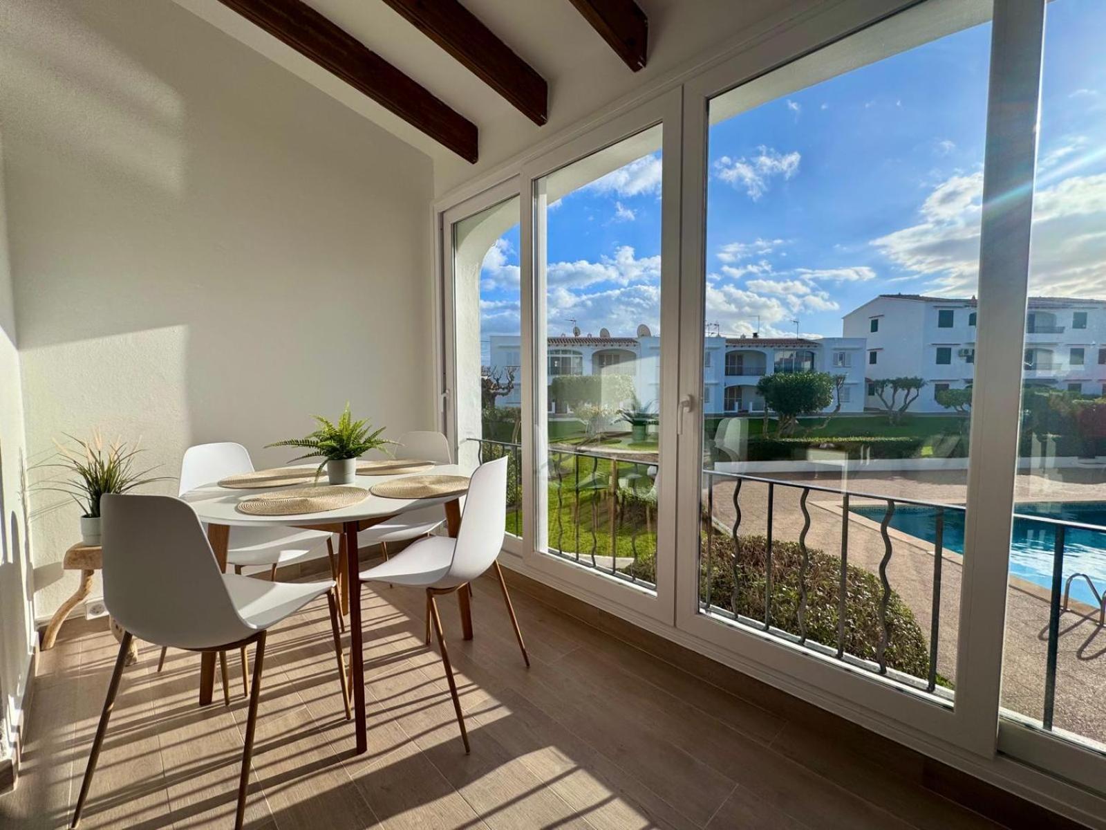 Precioso Apartamento Residencial Con Piscina Cala En Porter  Buitenkant foto