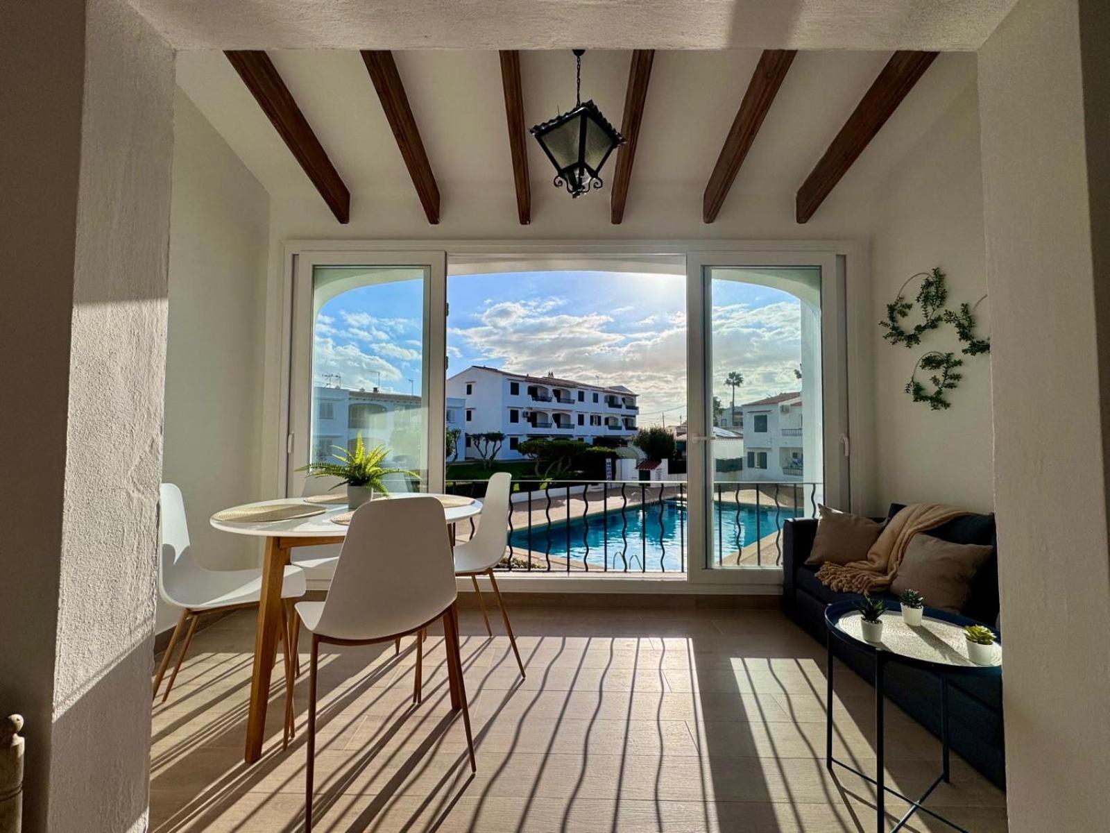 Precioso Apartamento Residencial Con Piscina Cala En Porter  Buitenkant foto
