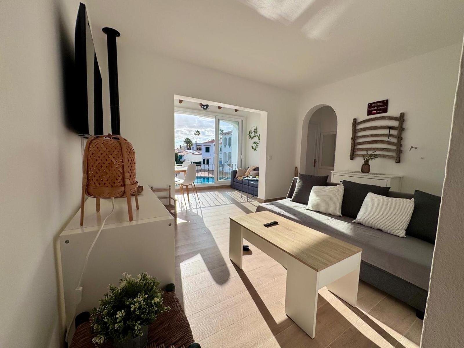 Precioso Apartamento Residencial Con Piscina Cala En Porter  Buitenkant foto